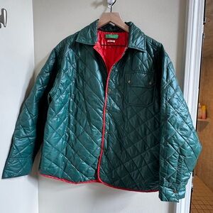 Clare v Quilted Jacket with Red Trim XS/S